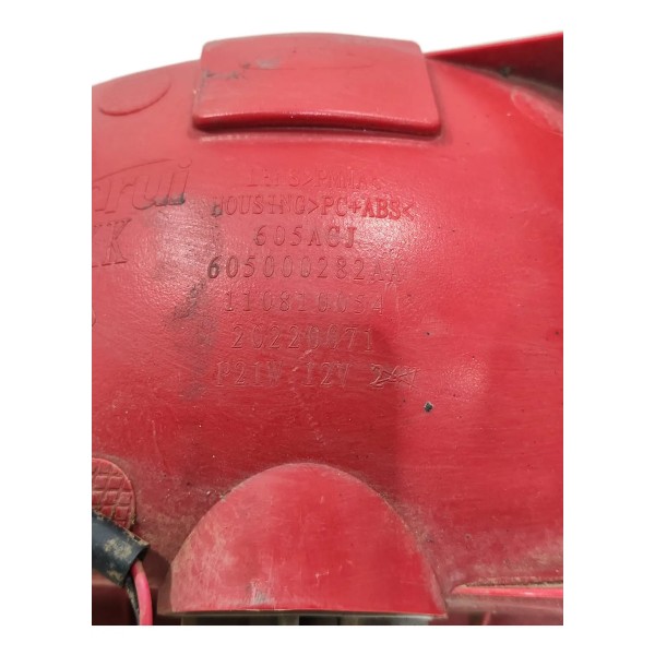 Lanterna Parachoque Traseiro Tiggo 7 2021 A 2024 Esquerdo Vermelho