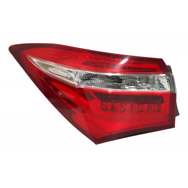 Lanterna Traseira Corolla 2014 A 2017 Lado Esquerdo C/ Led Esquerdo/motorista Vermelho