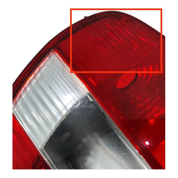 Lanterna Traseira Fox Crossfox 2004 A 2009 Esquerdo Detalhe Esquerdo/motorista Vermelho