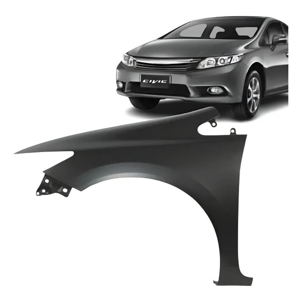Paralama Dianteiro Civic 2012 2013 2014 2015 2016 Esquerdo/motorista
