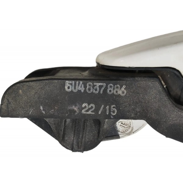 Maçaneta Externa Dianteira Direita Gol G5 G6 2009 A 2016 Branco Dianteira