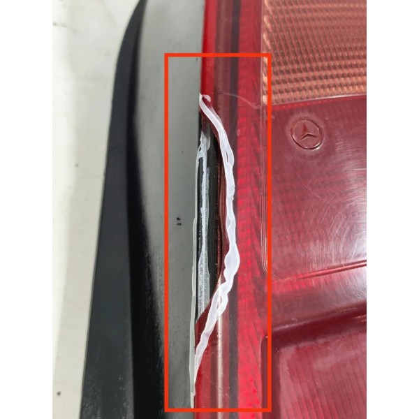 Lanterna Direita Classe A160 A190 1999 A 2002 C/ Detalhe Direito/passageiro Vermelho