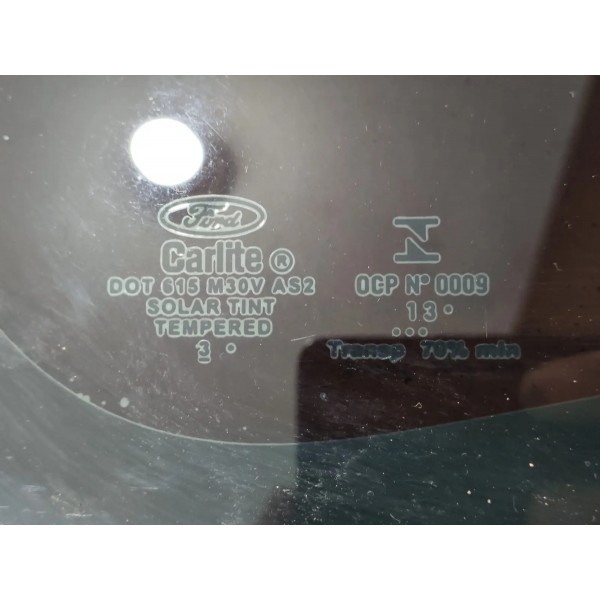 Vidro Fixo Traseiro Esquerdo New Fiesta Sedan 2014 A 2019