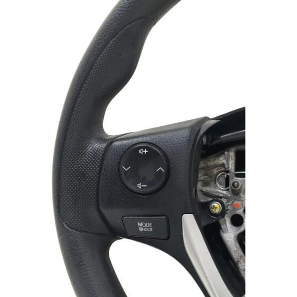 Volante Direção Toyota Etios 2016 A 2021 Original + Comandos Preto