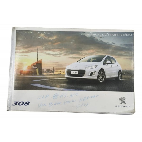 Manual Automotivo Proprietário Peugeot 308 2012/2015 Complet
