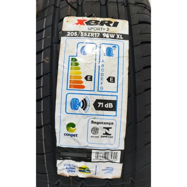 Pneu Xbri 205/55 Zr17 95w Xl Sport+ Unidade W