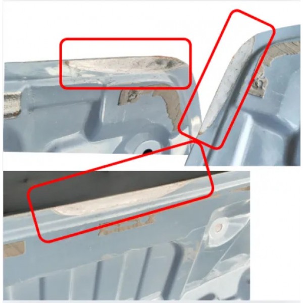 Tampa Traseira Honda Hrv 2022 2023 2024 2025 C/ Detalhe Azul-celeste