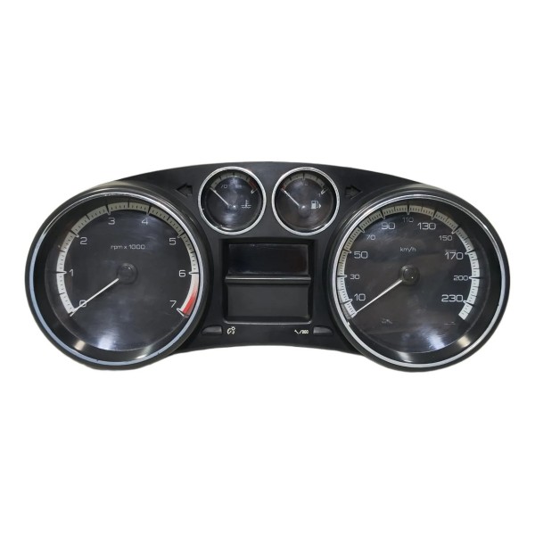 Painel Instrumentos Velocímetro Peugeot 308 2012 A 2015 Preto