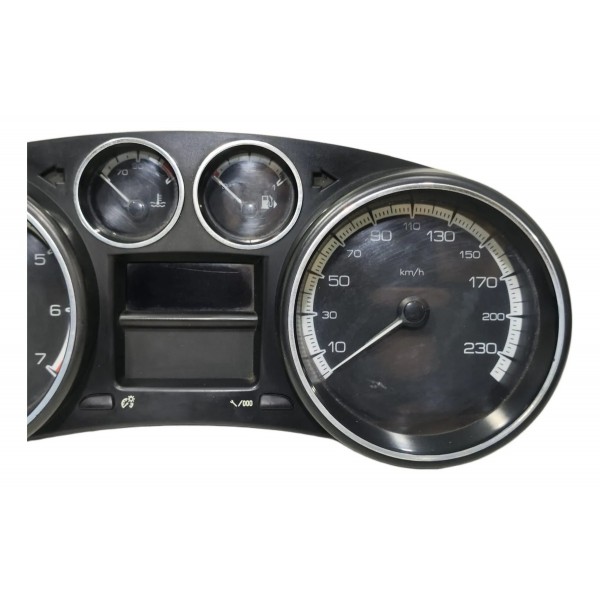 Painel Instrumentos Velocímetro Peugeot 308 2012 A 2015 Preto