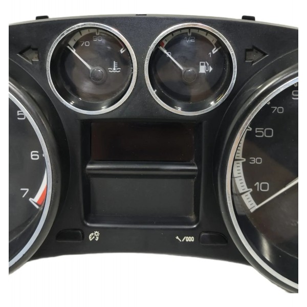 Painel Instrumentos Velocímetro Peugeot 308 2012 A 2015 Preto