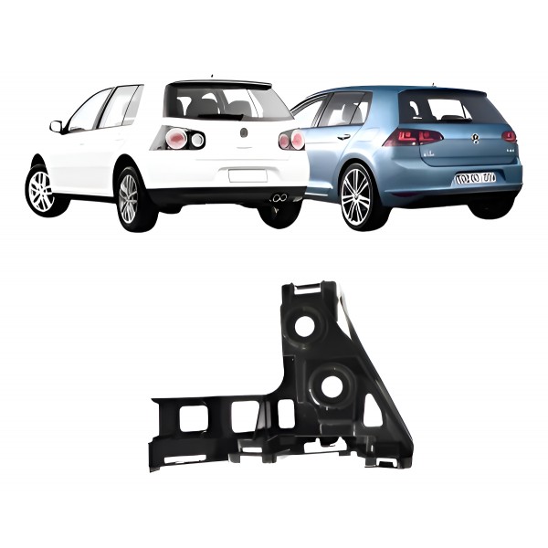 Guia Parachoque Traseiro Golf 2014 2015 2016 2017 Esquerdo Esquerdo