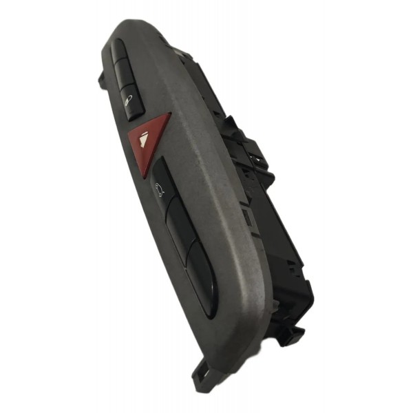 Botão Pisca Alerta Trava Porta Malas Peugeot 308 2012/2015 Cinza-escuro