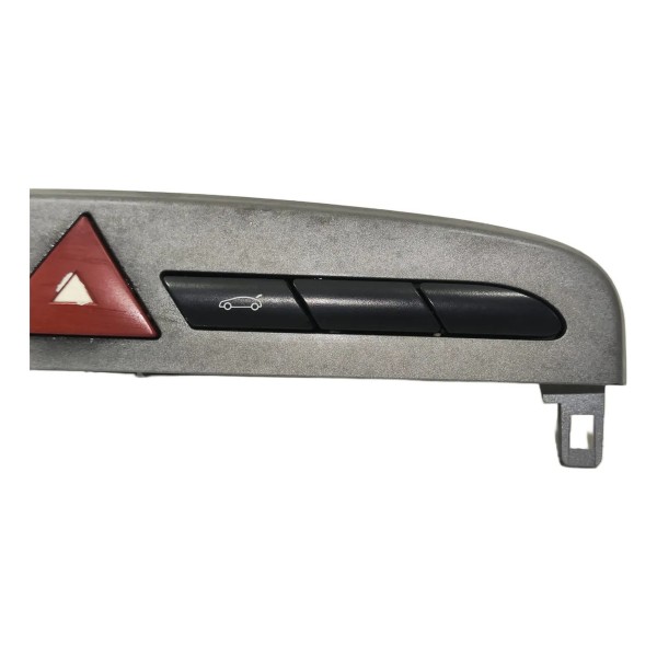 Botão Pisca Alerta Trava Porta Malas Peugeot 308 2012/2015 Cinza-escuro