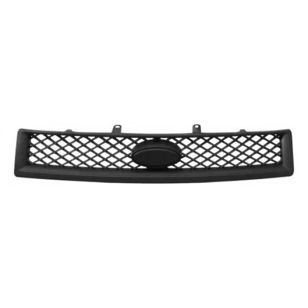 Kit Alma Farois Parachoque Painel E Grade Ford Fiesta 07/10 Preto Grade