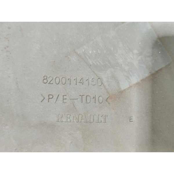 Moldura Friso Parachoque Dianteiro Esquerdo Megane 2007/2014 Cinza-escuro