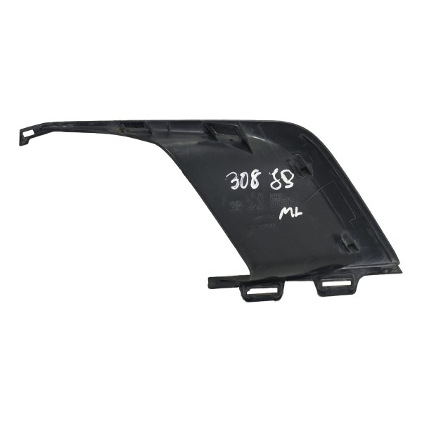 Moldura Farol Milha Auxiliar Esquerdo Peugeot 308 2012/2018 Preto