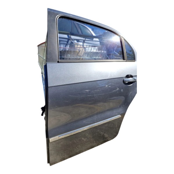 Porta Traseira Esquerda Gol Voyage G5 G6 G7 G8 Somente Lata Cinza-escuro