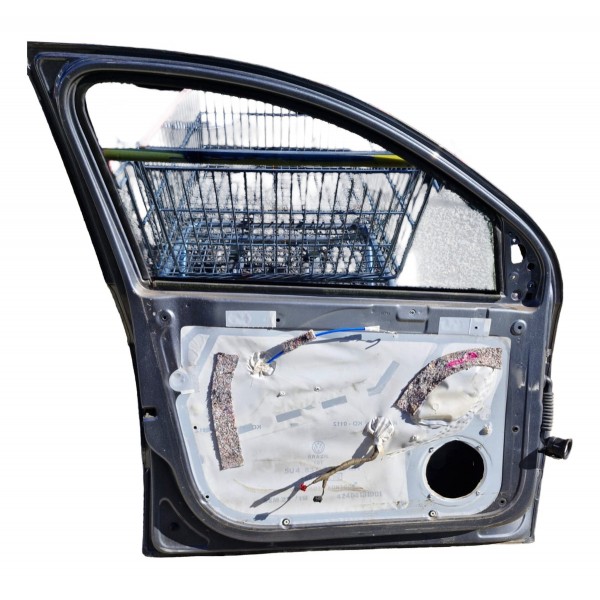 Porta Dianteira Esquerda Gol Voyage G5 G6 G7 G8 Somente Lata Cinza-escuro