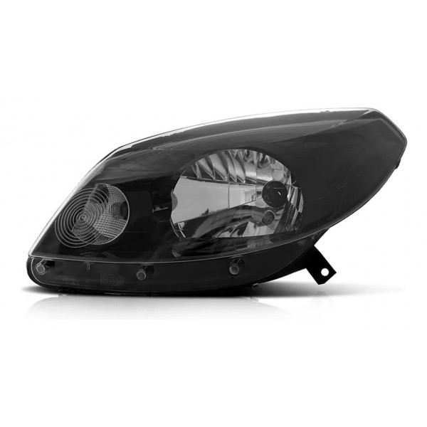 Farol Sandero 2012 2013 2014 Manual Máscara Negra