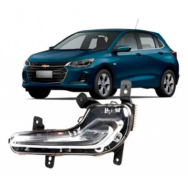 Farol Auxiliar Milha Onix 2022 23 24 25 Drl C/ Led Esquerdo Padrão Original