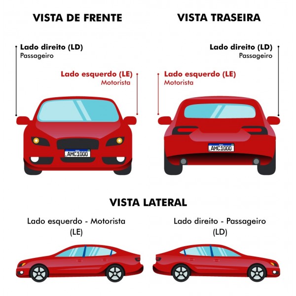 Farol Auxiliar Milha Onix 2022 23 24 25 Drl C/ Led Direito Padrão Original