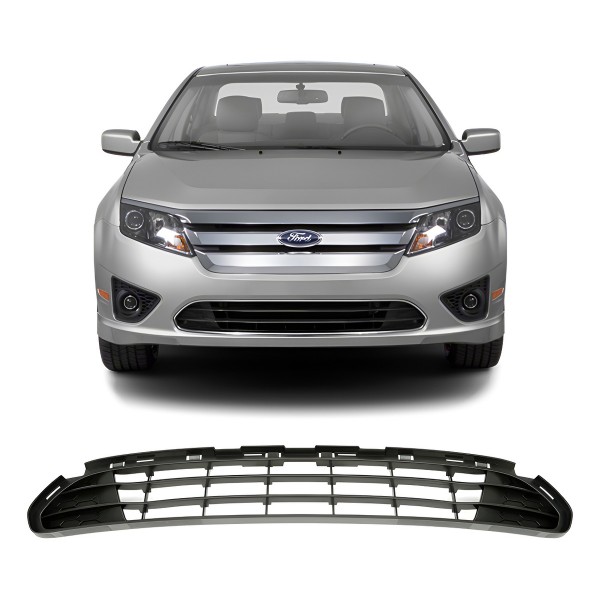 Grade Inferior Parachoque Diant. Fusion 2010/2012 S/ Moldura Preto