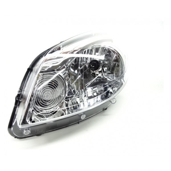 Farol Principal Sandero 12 13 14 15 Le Cromado Esquerdo/motorista