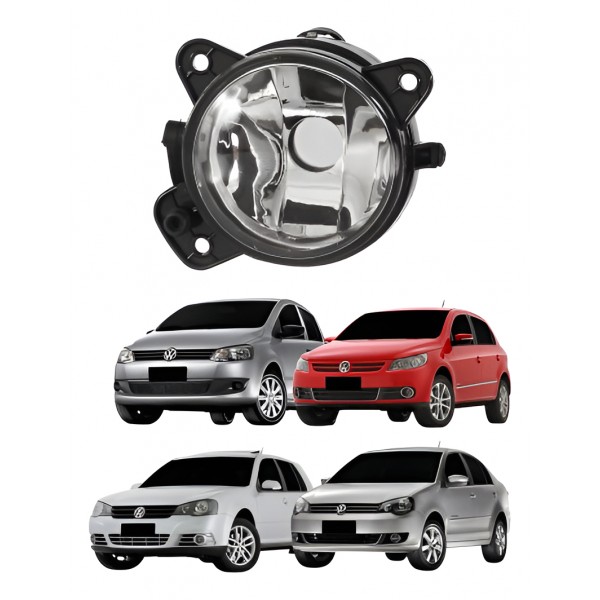 Farol Auxiliar Milha Esquerdo Gol G5 Golf Fox Polo 2007/2014 Padrão Original