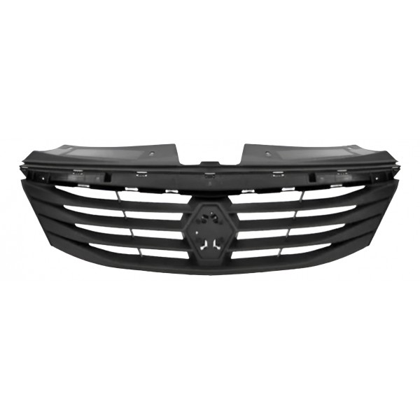 Grade Radiador Logan 2010 2011 2012 2013 Sem Friso Cromado Padrão Original Ambos Lados