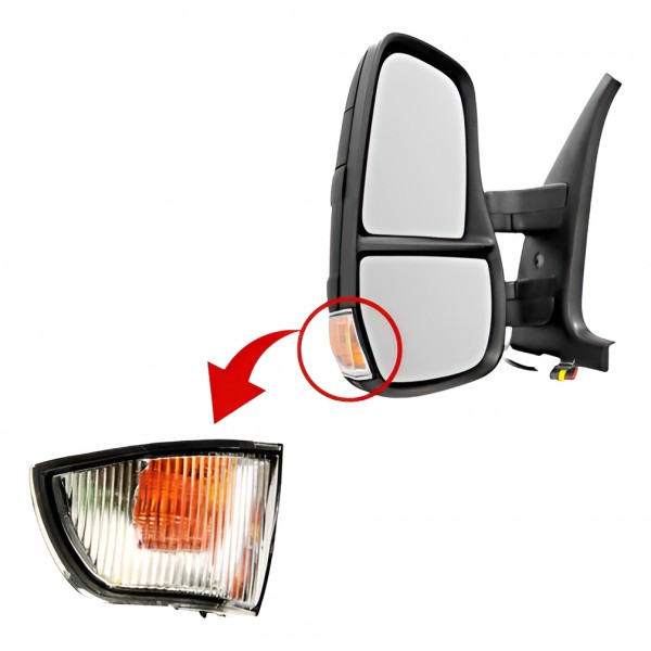 Pisca Seta Esquerdo Retrovisor Daily 2013 A 2019 Padrão Original