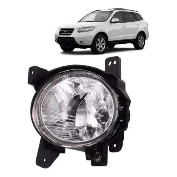 Farol Milha Auxiliar Santa Fe 2009 2010 11 12 2013 Esquerdo Padrão Original