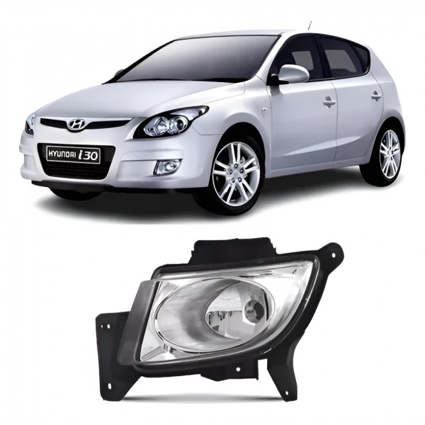 Farol Auxiliar Milha I30 2009 2010 2011 2012 Esquerdo - Padrão Original