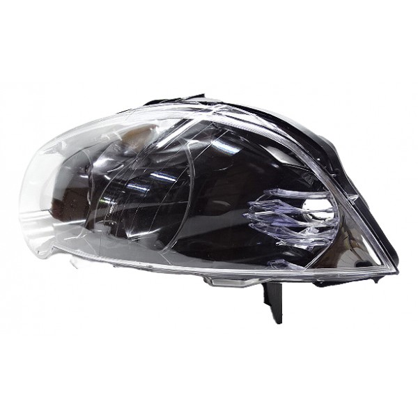 Farol Principal Palio Siena 08/ Strada Le Cromado C/ Negro Esquerdo/motorista