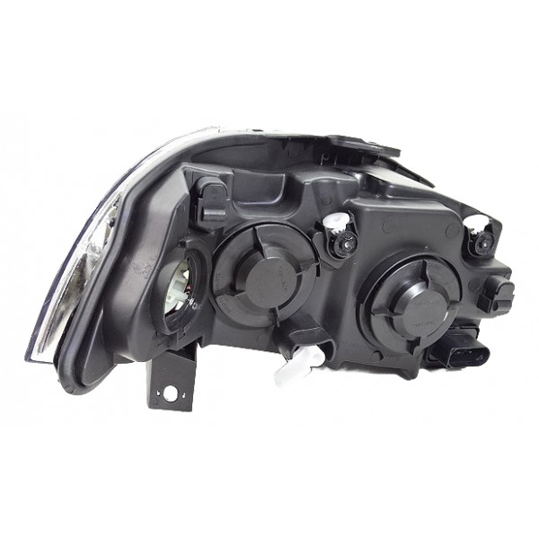 Farol Principal Palio Siena 08/ Strada Le Cromado C/ Negro Esquerdo/motorista