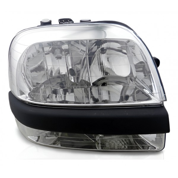 Farol Principal Doblo Cromado Ld 02 03 04 05 06 07 08 09 Direito/passageiro