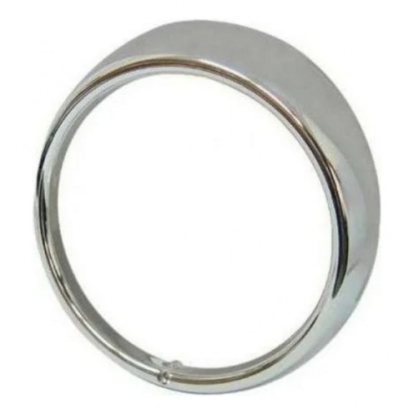 Moldura Aro Farol Kombi Fusca 1 Furo 1976 A 2014 Cromado