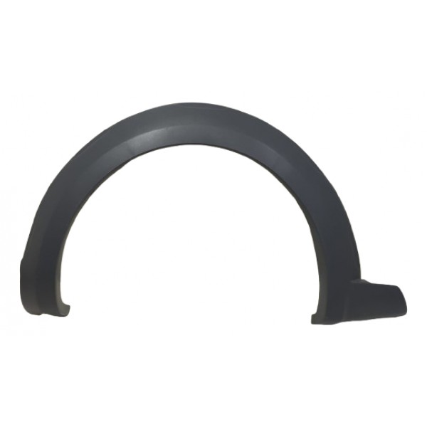 Moldura Alargador Paralama Strada Working Trekking 2014/2019 Cinza Esquerdo