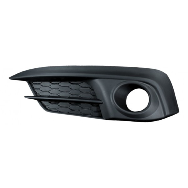 Grade Moldura Milha Esquerda Civic 2016 17 2018 2019 C/ Furo - Padrão Original - Esquerdo