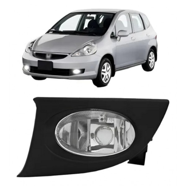 Farol Auxiliar Milha Fit 2007 2008 Lado Esquerdo Padrão Original