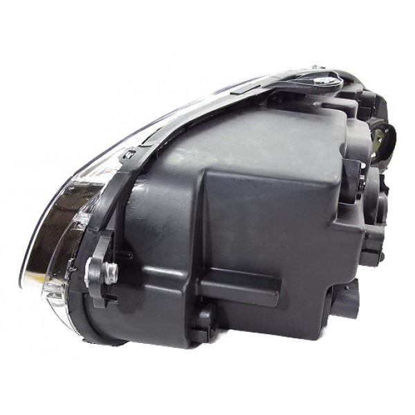 Farol Principal Palio Siena 08/ Strada Ld Cromado C/ Negro Direito/passageiro