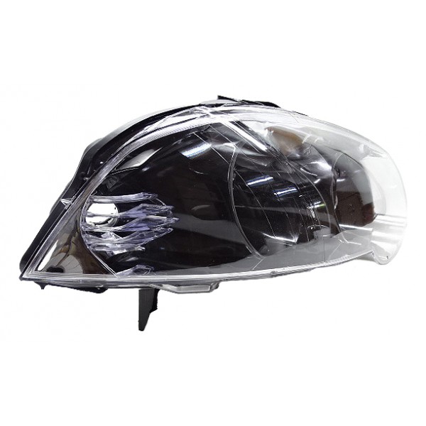 Farol Principal Palio Siena 08/ Strada Ld Cromado C/ Negro Direito/passageiro