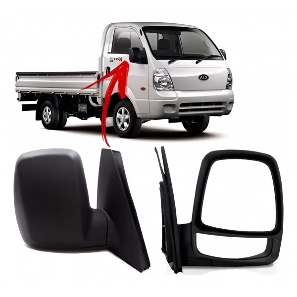 Retrovisor Manual Direito Bongo 2005 06 07 08 09 10 A 2019