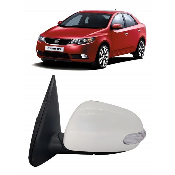 Retrovisor Elétrico Cerato Esquerdo 2008 2009 2010 C/ Pisca