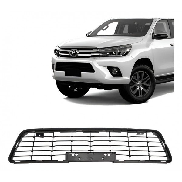 Grade Inferior Parachoque Dianteiro Hilux 2016 2017 2018 Padrão Original Ambos Lados