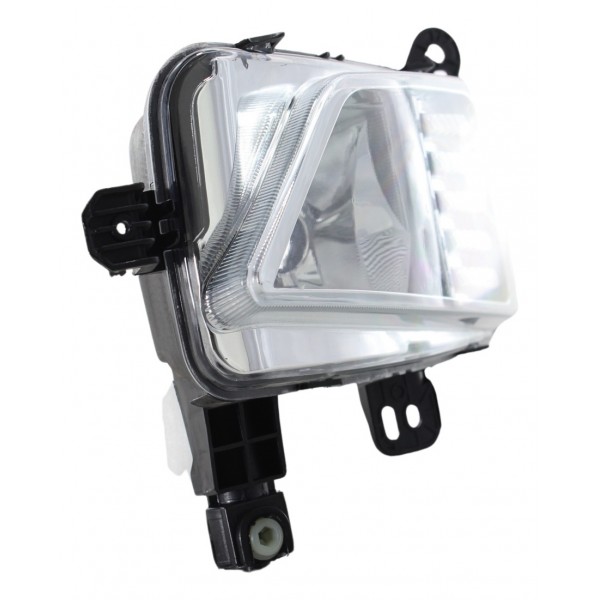 Farol Auxiliar Milha Polo Virtus 2018/2021 Esquerdo Cromado - Padrão Original