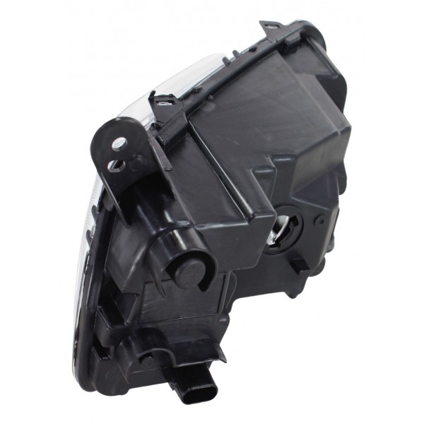 Farol Auxiliar Milha Polo Virtus 2018/2021 Esquerdo Cromado - Padrão Original