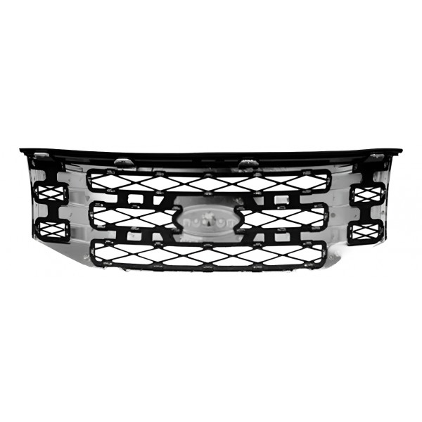 Grade Dianteira Ranger 2010 2011 2012 Cromada - Padrão Original - Esquerdo