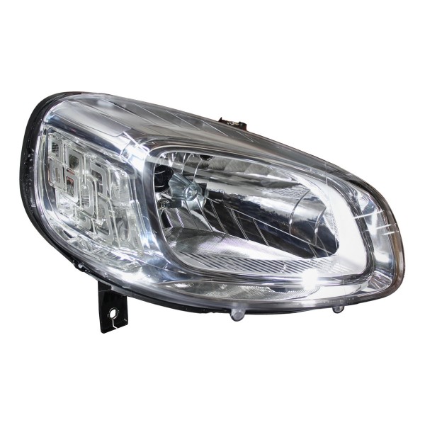 Farol Principal Uno Fiorino 15 16 17 18 19 Ld Cromado Direito/passageiro
