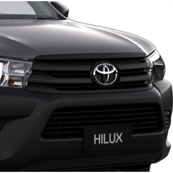 Grade Frontal Dianteira Hilux 2016 2017 Preta Lisa Padrão Original Ambos Lados