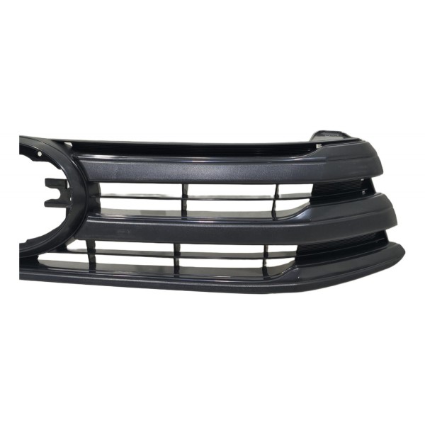 Grade Dianteira Superior Hilux 2016 A 2017 Preto Preto Brilhante